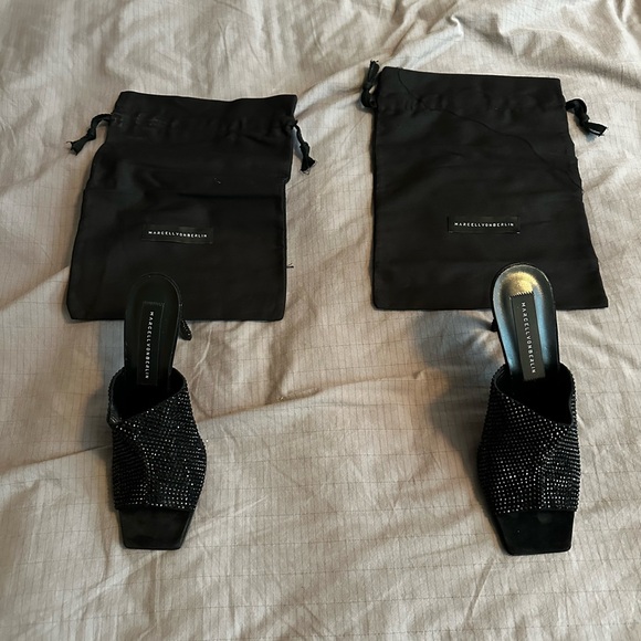 Marcell Von Berlin crystal embellished mules - Picture 1 of 5